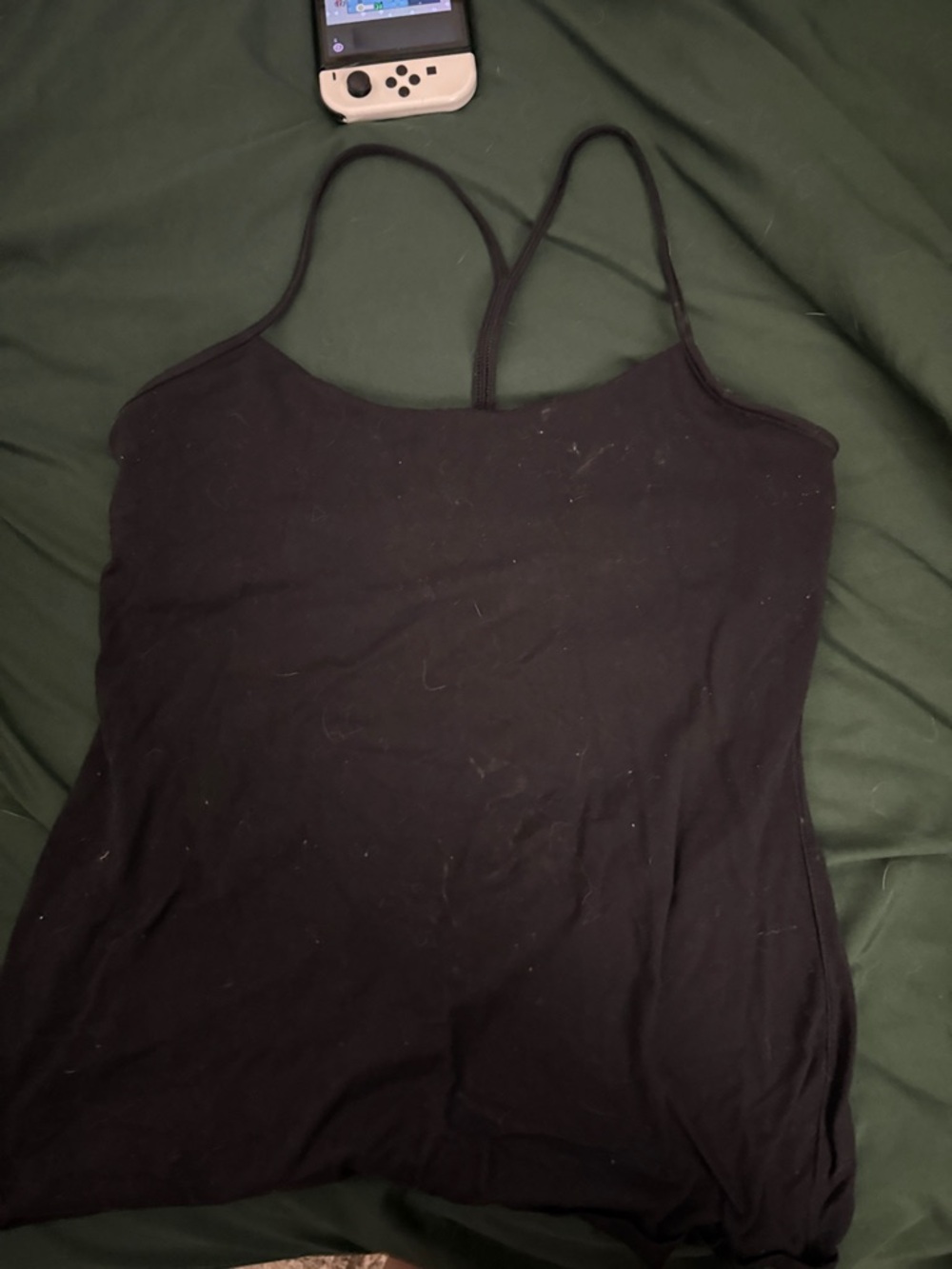 Black Women's Spaghetti Strap Tank Top